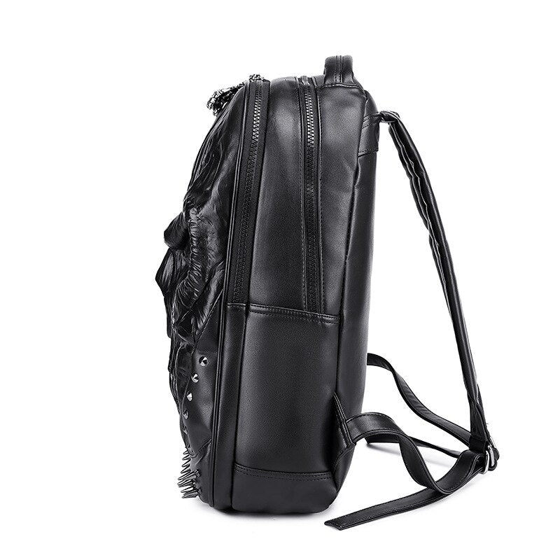 Thick Leather Large Capacity Backpacks Bags